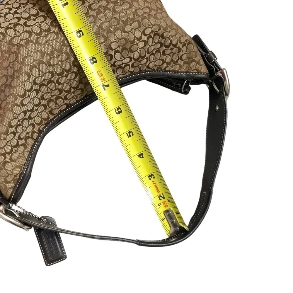 Coach vintage y2k 6351 brown signature mini soho hobo bag